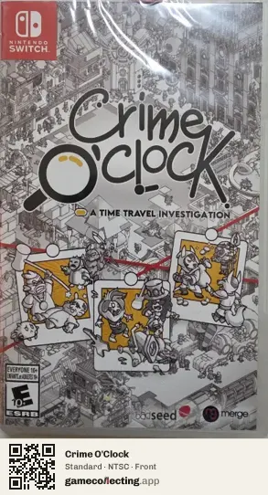 Crime O'Clock Nintendo Switch, NTSC box front