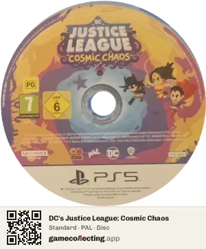 DC's Justice League: Cosmic Chaos PlayStation 5, PAL disc