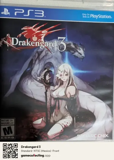 Drakengard 3 PlayStation 3, Mexico box front