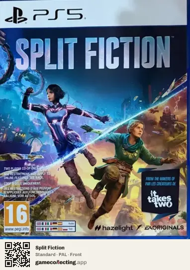 Split Fiction PlayStation 5, PAL box front