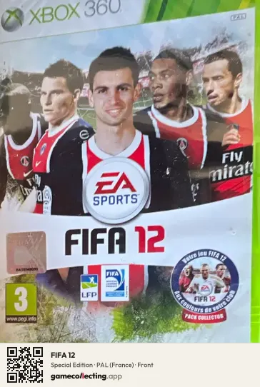 FIFA 12 Xbox 360, France box front