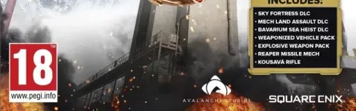 Just Cause 3, the PEGI square on its front