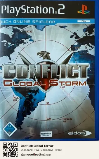 Conflict: Global Terror PlayStation 2, Germany box front