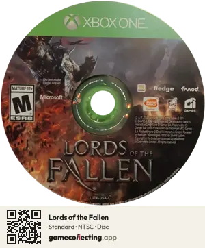 Lords of the Fallen Xbox One, NTSC disc