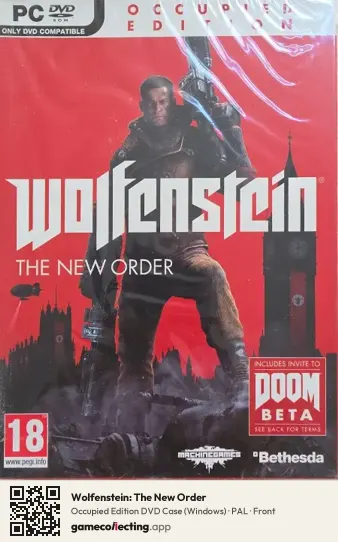 Wolfenstein: The New Order Computer, PAL box front