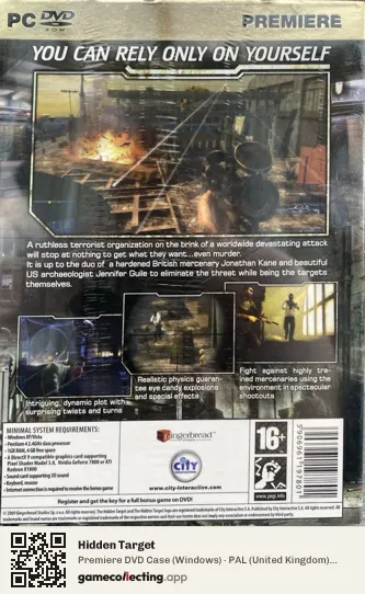 Hidden Target Computer, United Kingdom box back