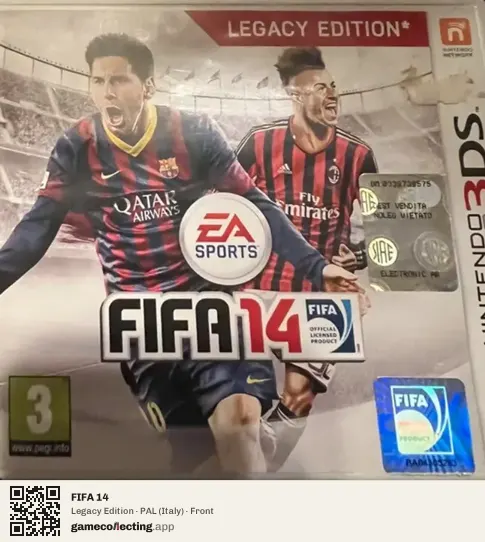 FIFA 14 Nintendo 3DS, Italy box front
