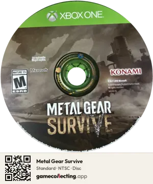 Metal Gear Survive Xbox One, NTSC disc