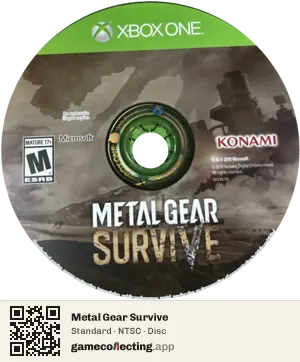 Metal Gear Survive Xbox One, NTSC disc