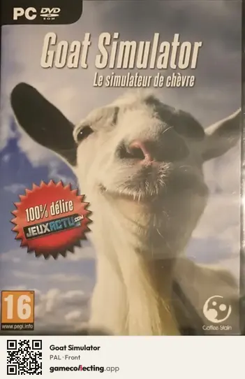 Goat Simulator Computer, PAL box front