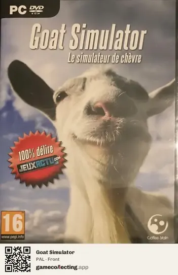 Goat Simulator Computer, PAL box front