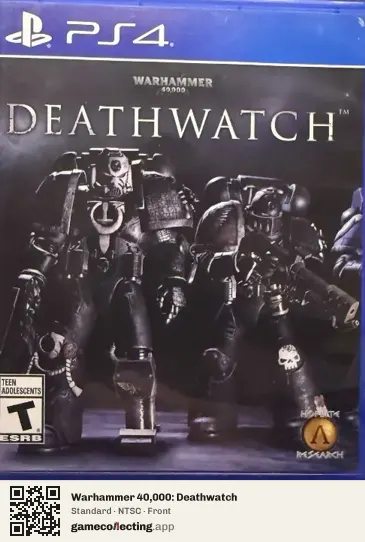 Warhammer 40,000: Deathwatch PlayStation 4, NTSC box front