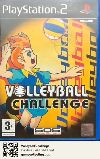 Volleyball Challenge PlayStation 2, Italy box front