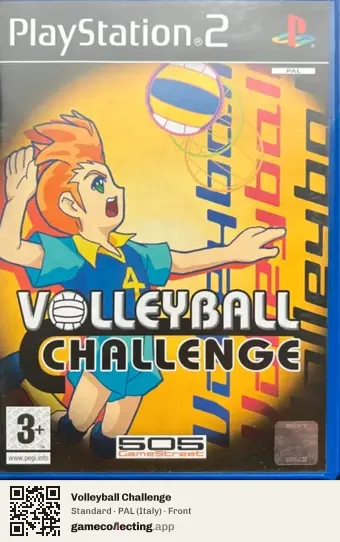 Volleyball Challenge PlayStation 2, Italy box front