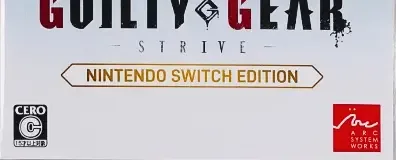 Guilty Gear: Strive, the CERO letter on its front