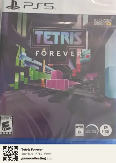 Tetris Forever PlayStation 5, NTSC box front