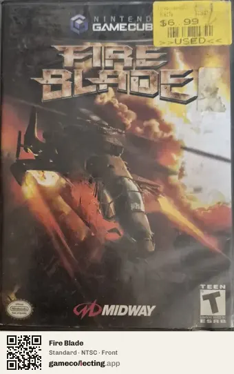Fire Blade Nintendo GameCube, NTSC box front