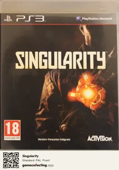 Singularity PlayStation 3, PAL box front