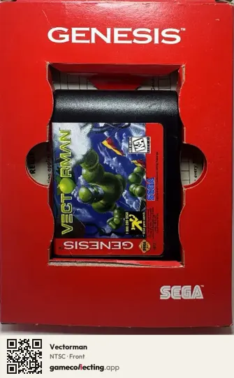 Vectorman Sega Mega Drive / Genesis, NTSC box front