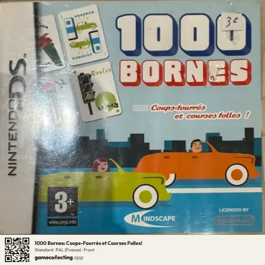 1000 Bornes: Coups-Fourrés et Courses Folles! Nintendo DS, France box front