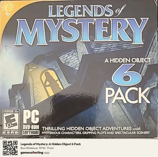 Legends of Mystery: A Hidden Object 6 Pack Computer, NTSC box front