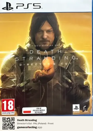 Death Stranding PlayStation 5, Poland box front