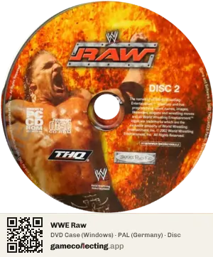 WWE Raw Computer, PAL disc