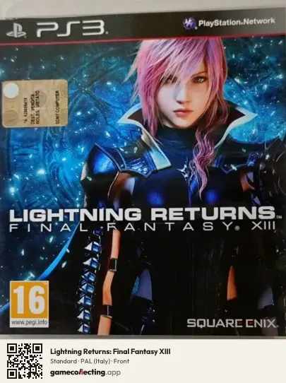 Lightning Returns: Final Fantasy XIII PlayStation 3, Italy box front