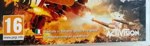 Apache: Air Assault, the PEGI square on its front
