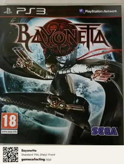 Bayonetta PlayStation 3, Italy box front