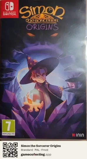 Simon the Sorcerer Origins Nintendo Switch, PAL box front