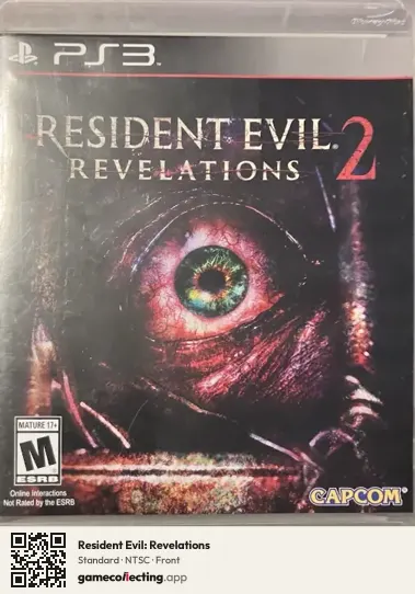 Resident Evil: Revelations PlayStation 3, NTSC box front