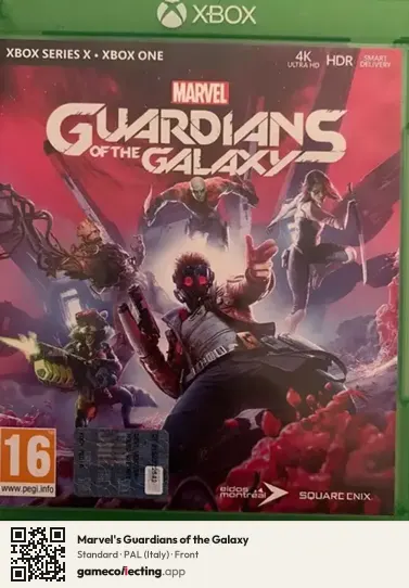 Marvel's Guardians of the Galaxy Xbox Series X, Italy box front