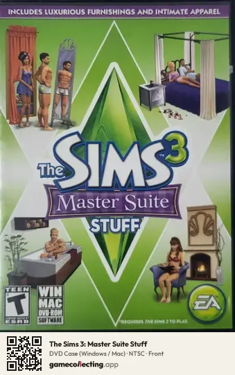 The Sims 3: Master Suite Stuff Computer, NTSC box front