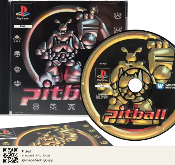 Pitball PlayStation, PAL box front