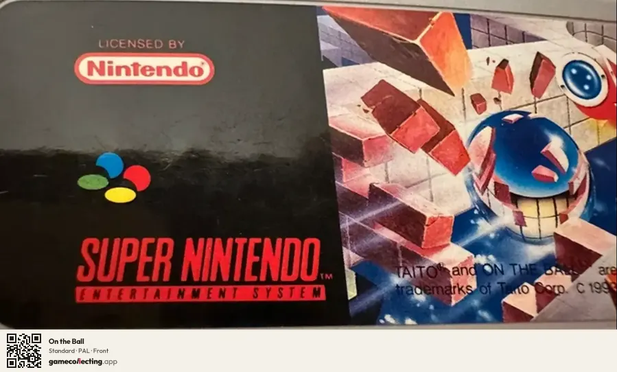 On the Ball Super Nintendo Entertainment System, PAL box front