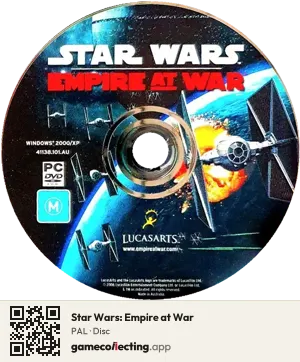 Star Wars: Empire at War Computer, PAL disc