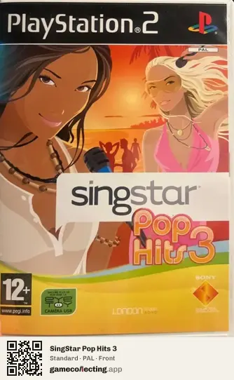 SingStar Pop Hits 3 PlayStation 2, PAL box front