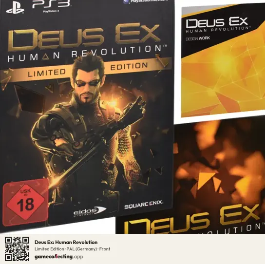 Deus Ex: Human Revolution PlayStation 3, Germany box front