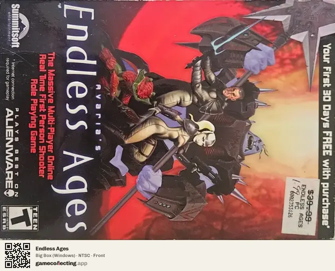 Endless Ages Computer, NTSC box front