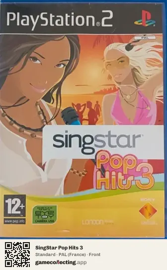 SingStar Pop Hits 3 PlayStation 2, France box front