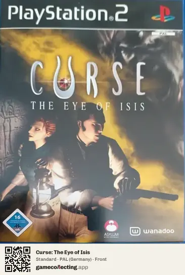 Curse: The Eye of Isis PlayStation 2, Germany box front