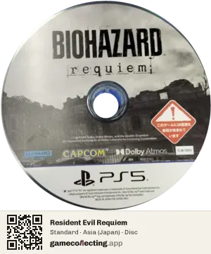 Resident Evil Requiem PlayStation 5, Asia disc