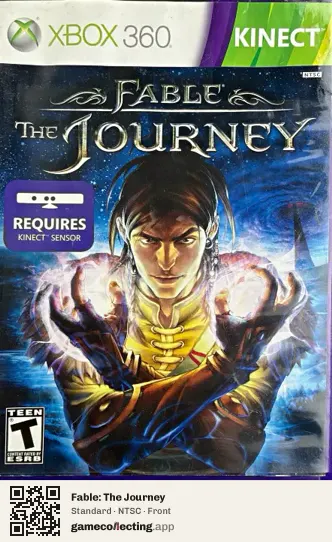 Fable: The Journey Xbox 360, NTSC box front