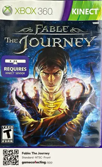 Fable: The Journey Xbox 360, NTSC box front