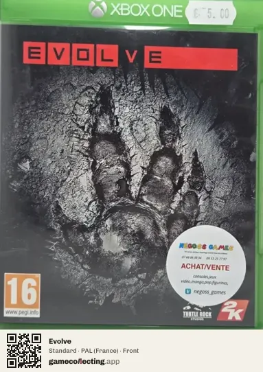 Evolve Xbox One, France box front