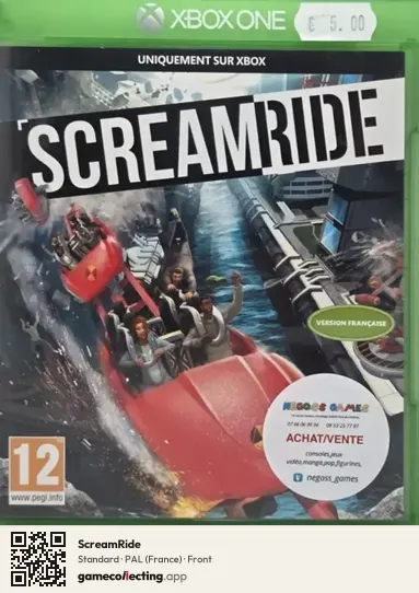ScreamRide Xbox One, France box front