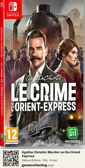 Agatha Christie: Murder on the Orient Express Nintendo Switch, PAL box front