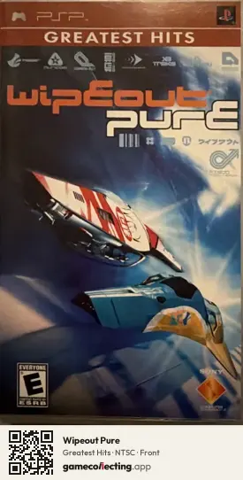 Wipeout Pure PlayStation Portable, NTSC box front