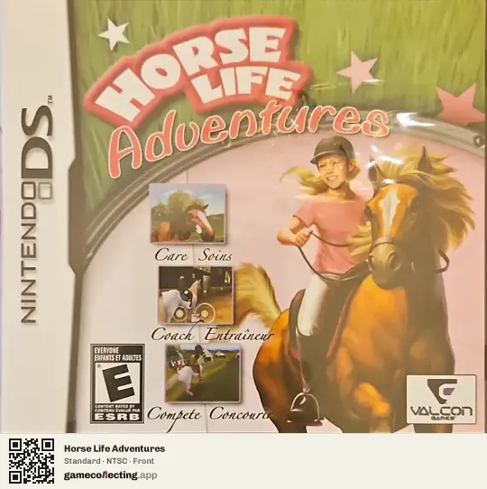 Horse Life Adventures Nintendo DS, NTSC box front
